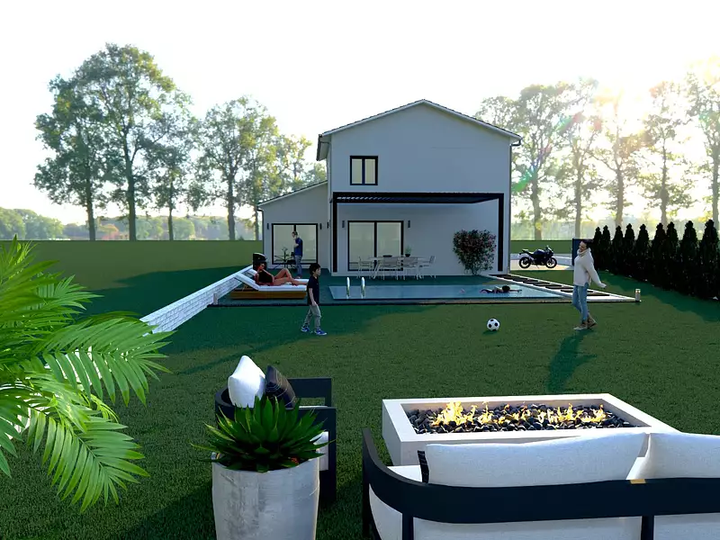 Maison neuve, 105 m² - Chaneins (01990)