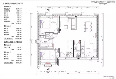 Maison neuve, 74 m²