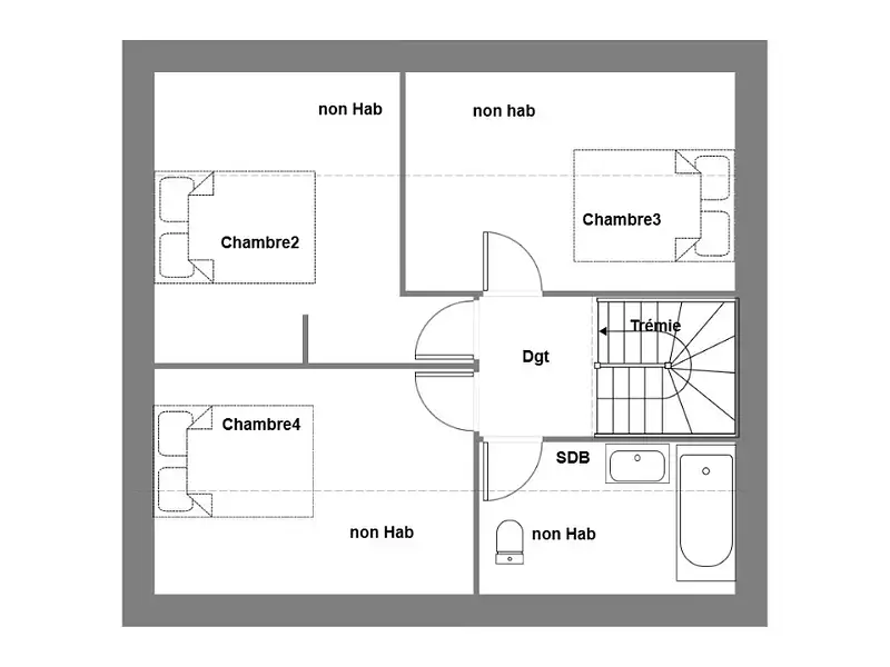 Maison neuve, 92 m² - Quimper (29000)