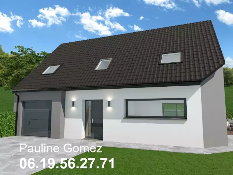 Maison neuve, 115 m² - Palluel (62860)