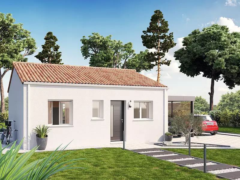 Maison neuve, 49 m² - Saint-Vincent-sur-Graon (85540)