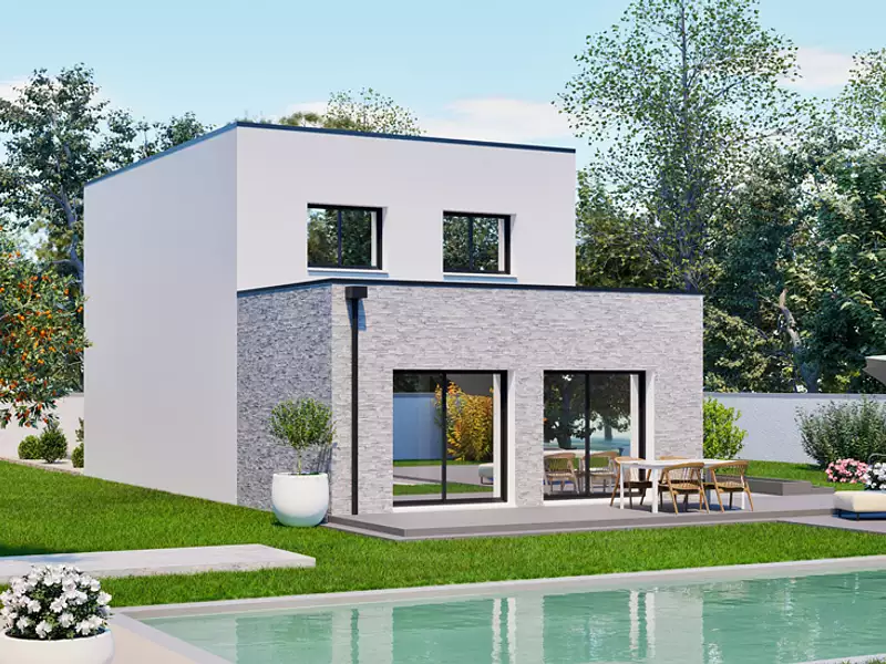 Maison neuve, 104 m² - Compiègne (60200)