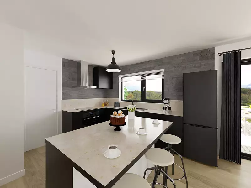 Maison neuve, 95,6 m² - Doue (77510)