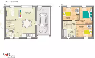 Maison neuve, 74 m²