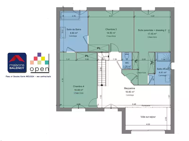 Maison neuve, 150 m² - Villejust (91140)