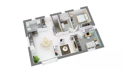 Maison neuve, 70 m²