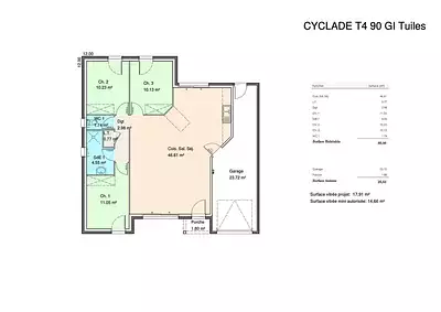 Maison neuve, 90 m²