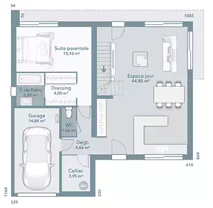 Maison neuve, 116 m²