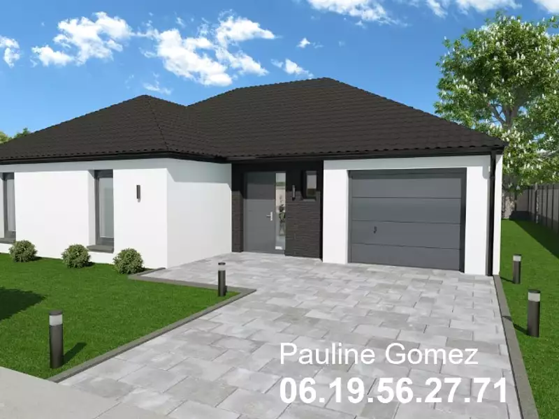 Maison neuve, 105 m² - Aubigny-au-Bac (59265)