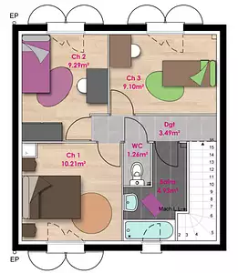 Maison neuve, 79 m²