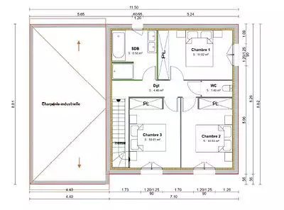 Maison neuve, 94 m²