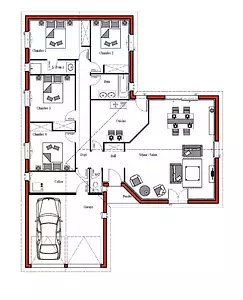 Maison neuve, 125 m²