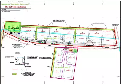 Terrain à bâtir, 900 m²