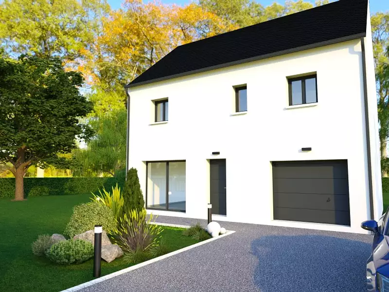 Maison neuve, 90 m² - Les Aix-d'Angillon (18220)