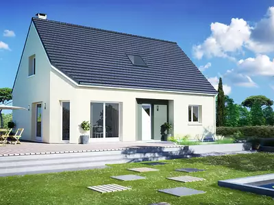 Maison neuve, 92,32 m²