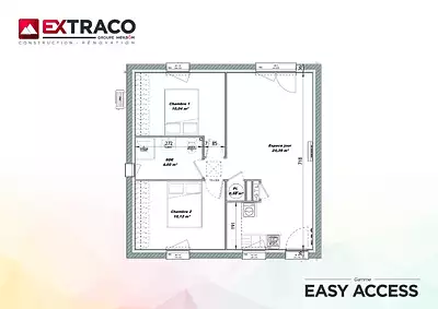 Maison neuve, 50 m²