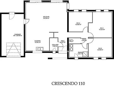 Maison neuve, 85 m²