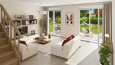 Maison 3 chambres avec garage