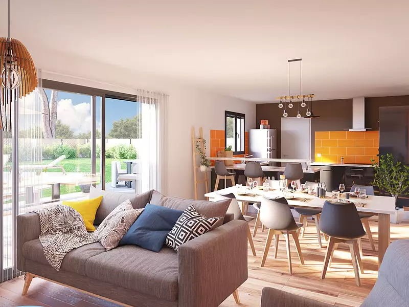 Maison neuve, 89 m² - Gastes (40160)