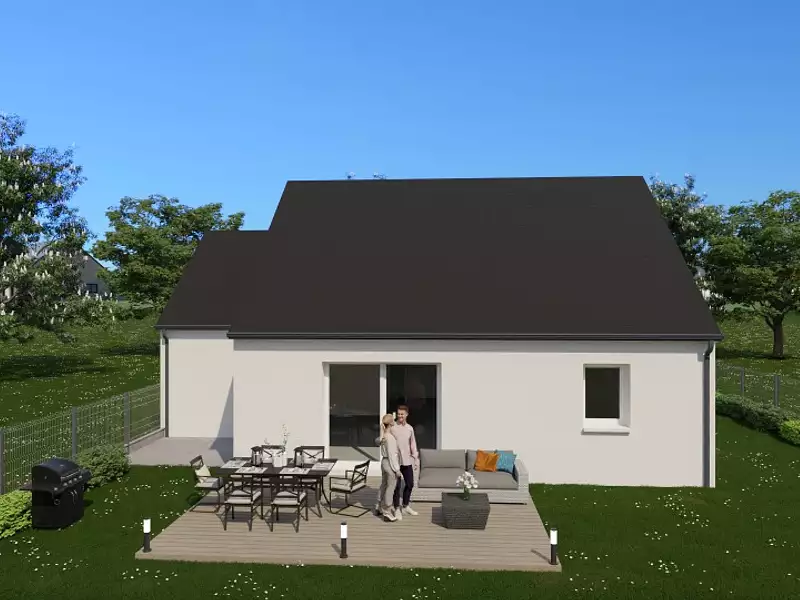 Maison neuve, 70 m² - Beaumont-Louestault (37360)