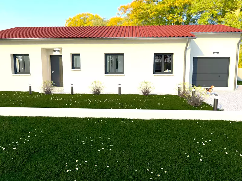 Maison neuve, 88 m² - Charnay-lès-Mâcon (71850)