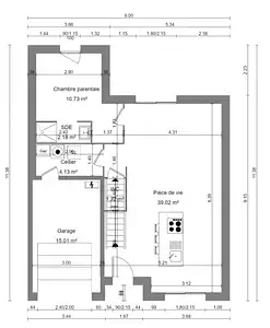 Maison neuve, 90 m²