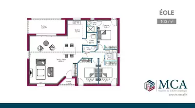 Maison neuve, 103 m²