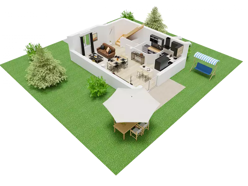 Maison neuve, 87,16 m² - May-en-Multien (77145)