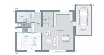 Maison neuve, 100 m²