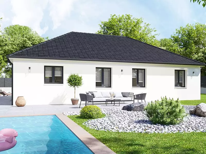 Maison neuve, 111 m² - Saint-Marcel (71380)