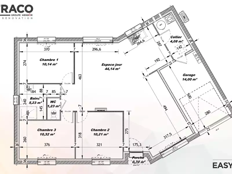 Maison neuve, 85 m² - Gonneville-sur-Honfleur (14600)
