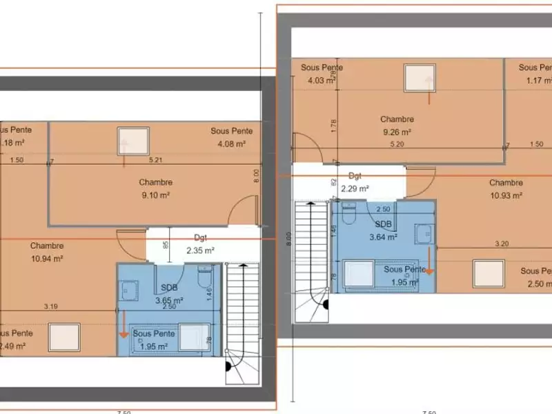 Maison neuve, 72 m² - Gometz-la-Ville (91400)