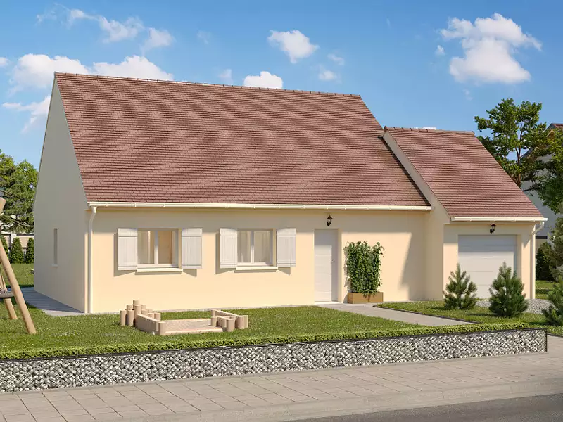 Maison neuve, 81 m² - Saint-Aubin-Routot (76430)
