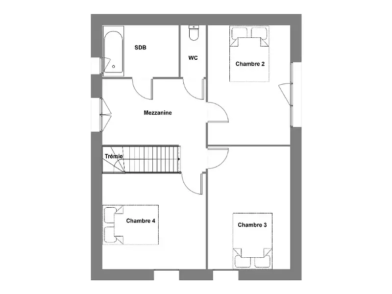 Maison neuve, 150 m² - Saint-Pabu (29830)