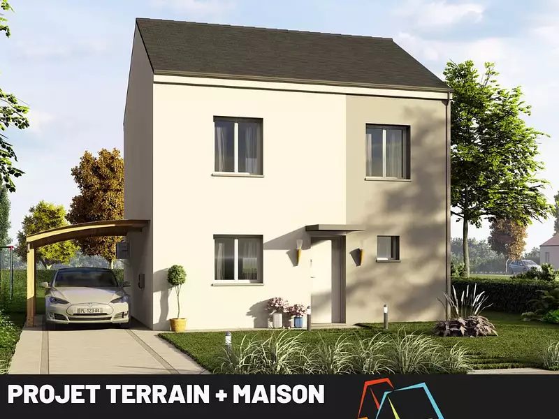 Maison neuve, 83,73 m² - Ognes (60440)
