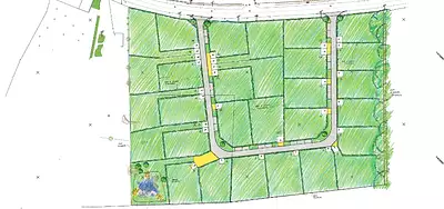 Terrain à bâtir, 661 m²