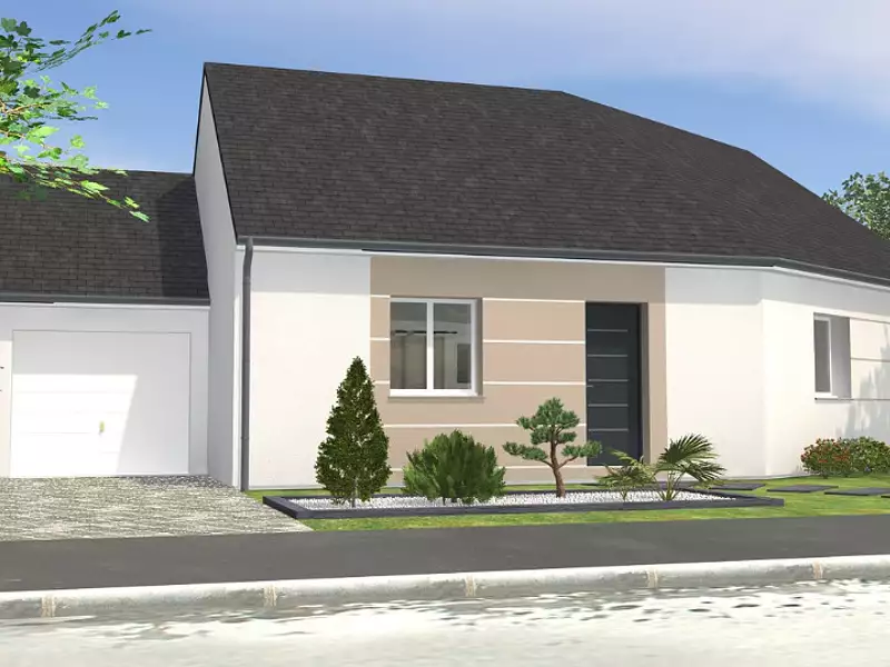 Maison neuve, 90 m² - Cernusson (49310)