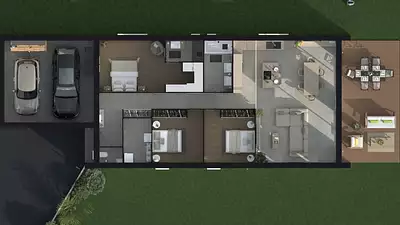 Maison neuve, 100 m²