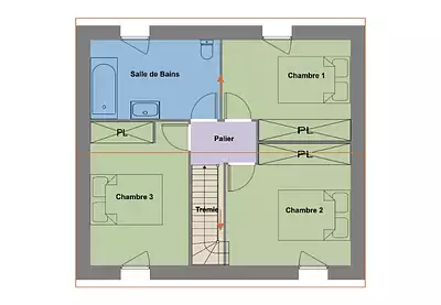 Maison neuve, 73 m²