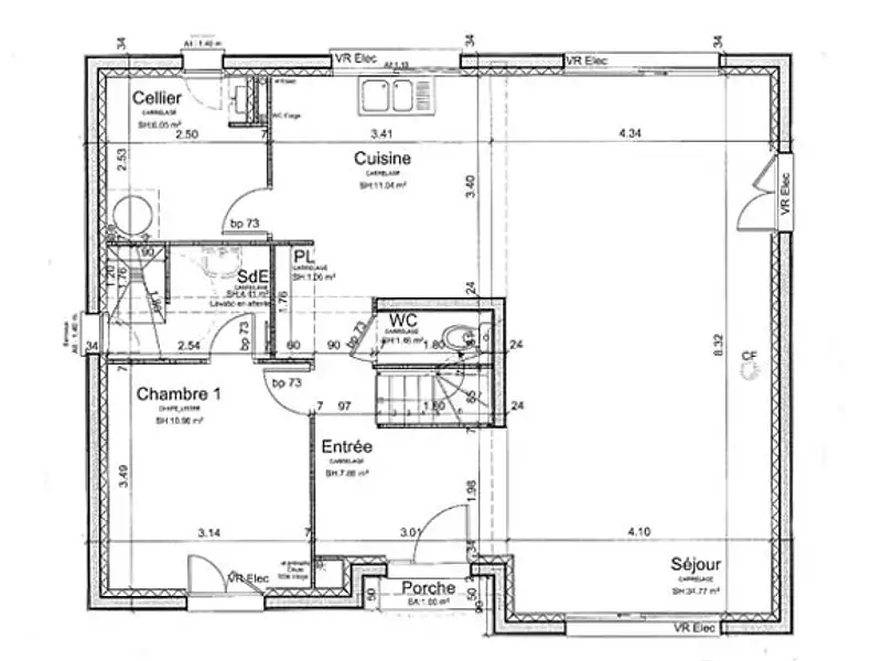 Maison neuve, 134 m² - Tourville-sur-Arques (76550)