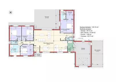 Maison neuve, 129 m²
