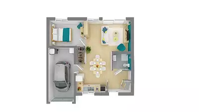 Maison neuve, 95 m²