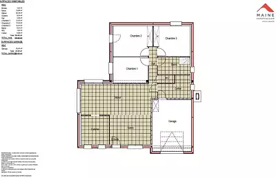 Maison neuve, 104 m²