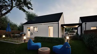 Maison neuve, 48,68 m²