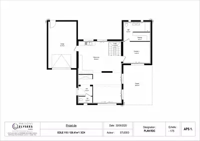 Maison neuve, 126 m²