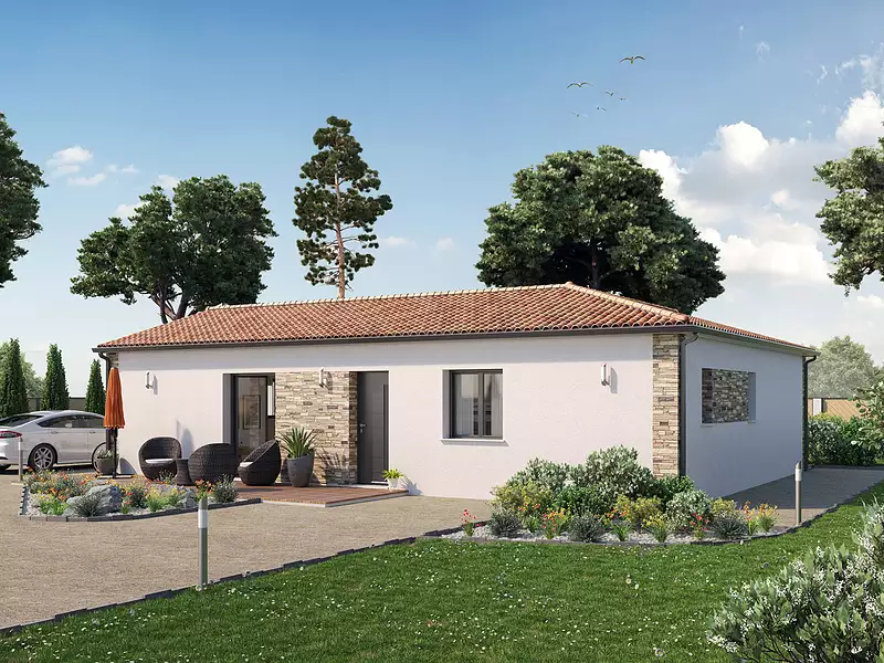 Maison neuve, 86 m² - Arès (33740)
