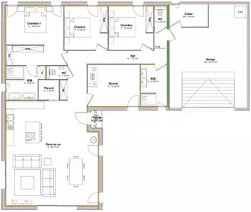 Maison neuve, 140 m²