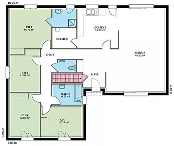Maison neuve, 101 m²