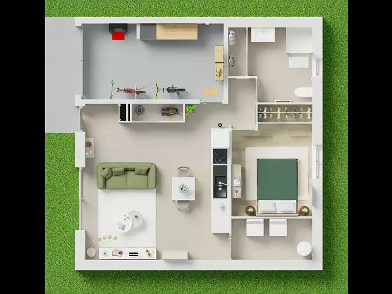 Maison neuve, 50 m² - Lézignan-Corbières (11200)