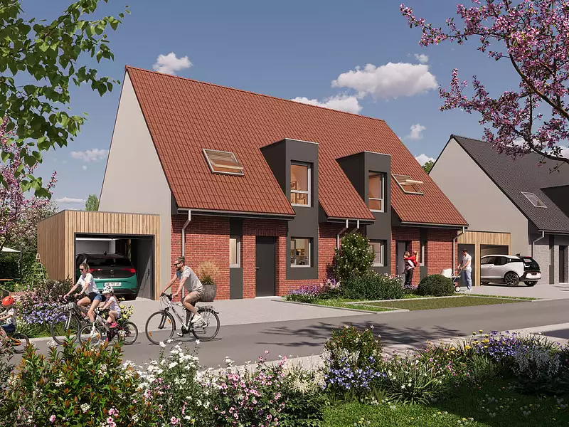 Maison 3 chambres avec garage - Annoeullin (59112)